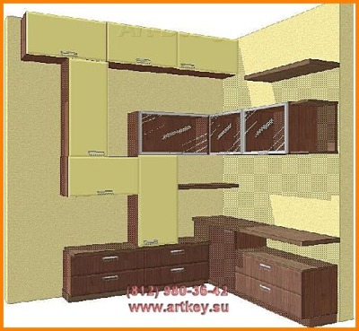 Мебель в гостиную - проекты - вид 5 миниатюра