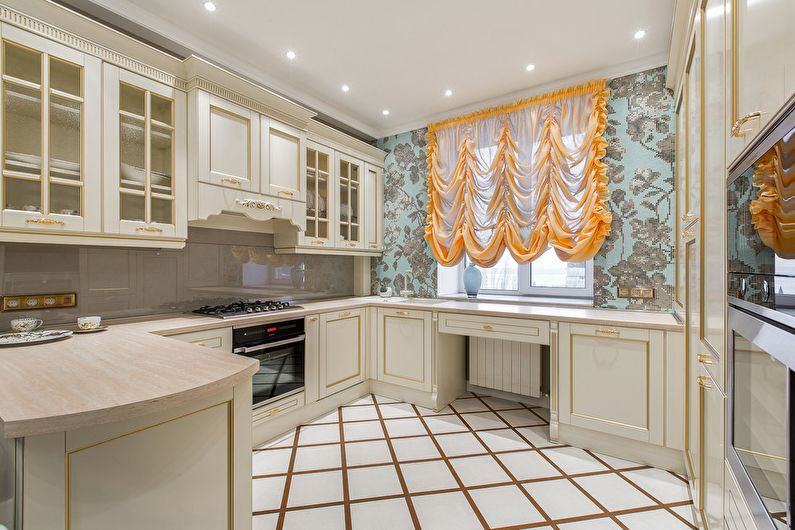 Дизайн кухни в классическом стиле - Кухонный гарнитур