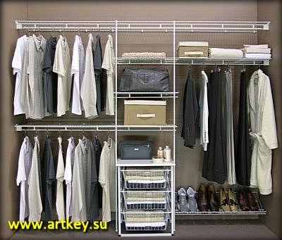 Производство мебели для гардеробной комнаты на заказ в Петербурге и Ленинградской области