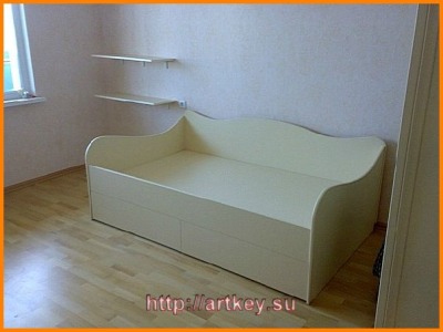 Мебель для детей - кровать с выдвижными ящиками - вид 1 миниатюра