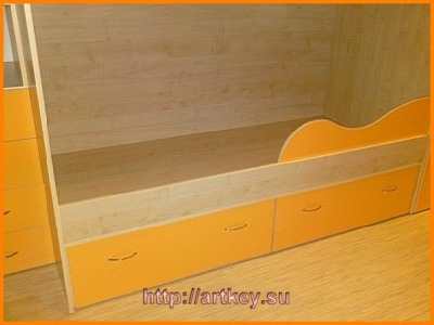 Мебель для детей - кровать - вид 1 миниатюра