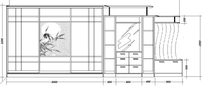 Проект шкафа купе и прихожей - вид 1 миниатюра