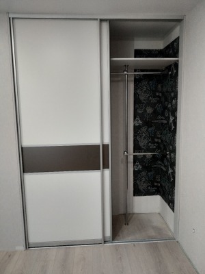 Встроенный в нишу комнаты шкаф купе - вид 9 миниатюра