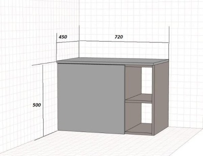 Проект меблировки однокомнатной квартиры в Мурино - вид 10 миниатюра